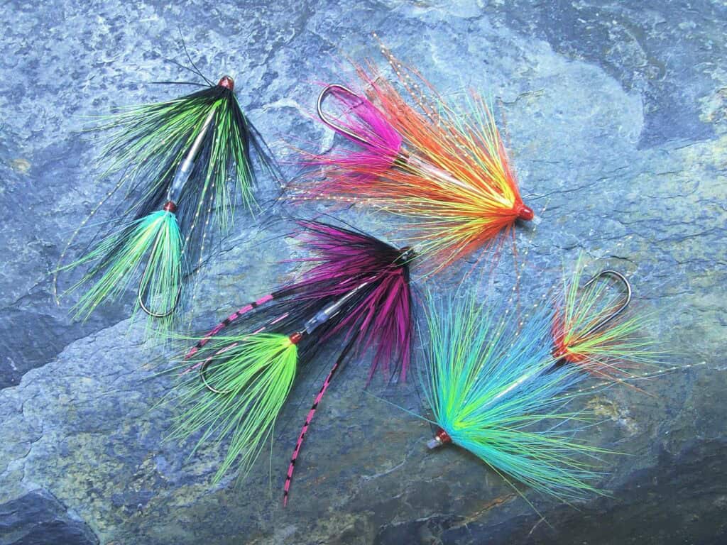 Steelhead Tinglers with mixed tails