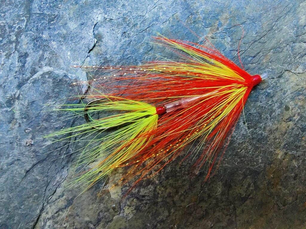 Orange and Yellow Steelhead Tingler